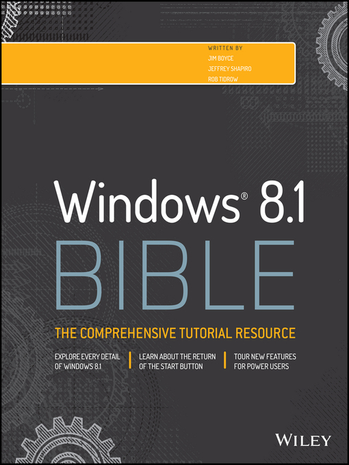 Title details for Windows 8.1 Bible by Jim Boyce - Wait list